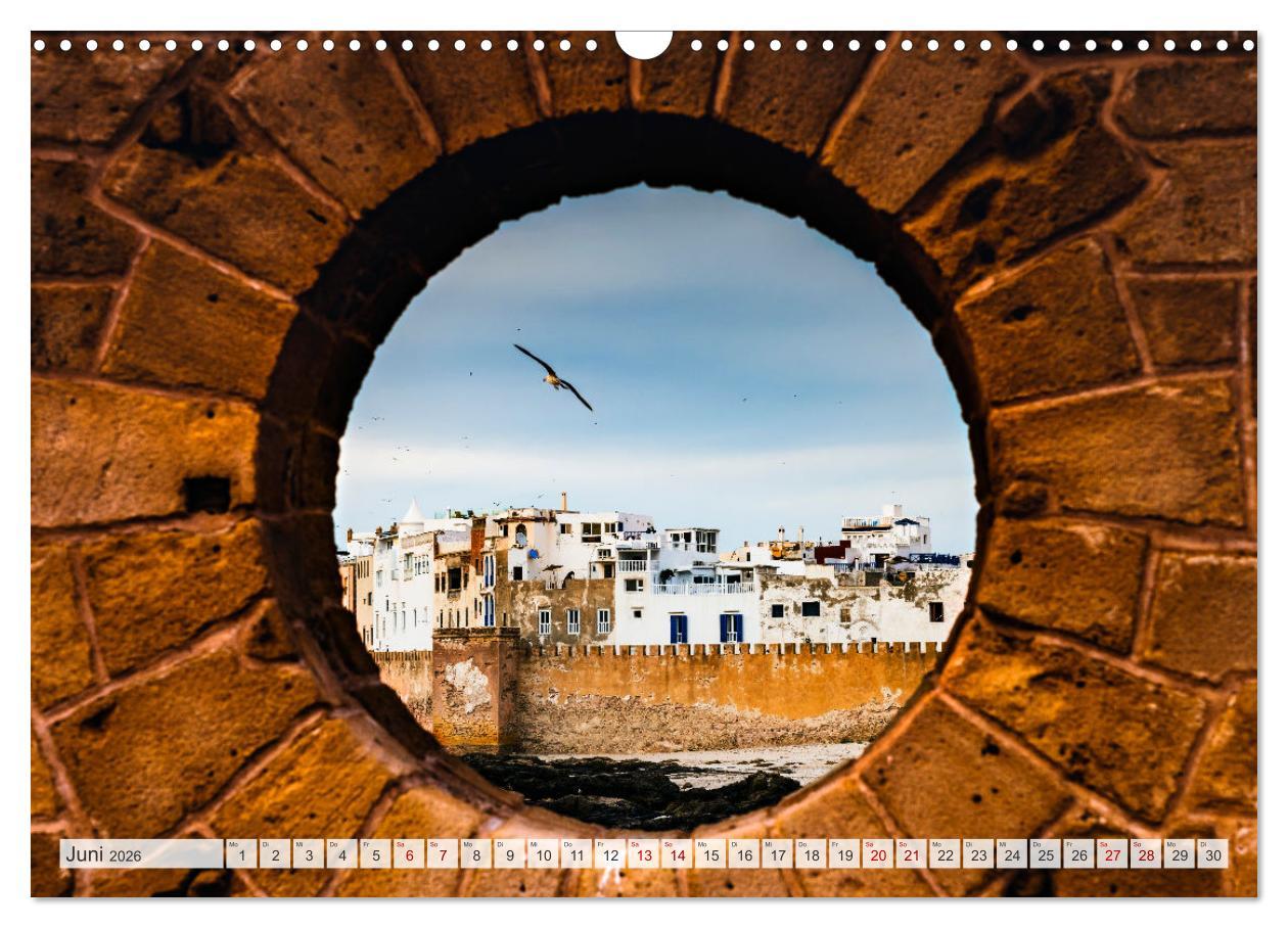 Beispielinhalt (Bild) Marokko - Wahrzeichen und Kultur (Wandkalender 2026 DIN A3 quer), CALVENDO Monatskalender