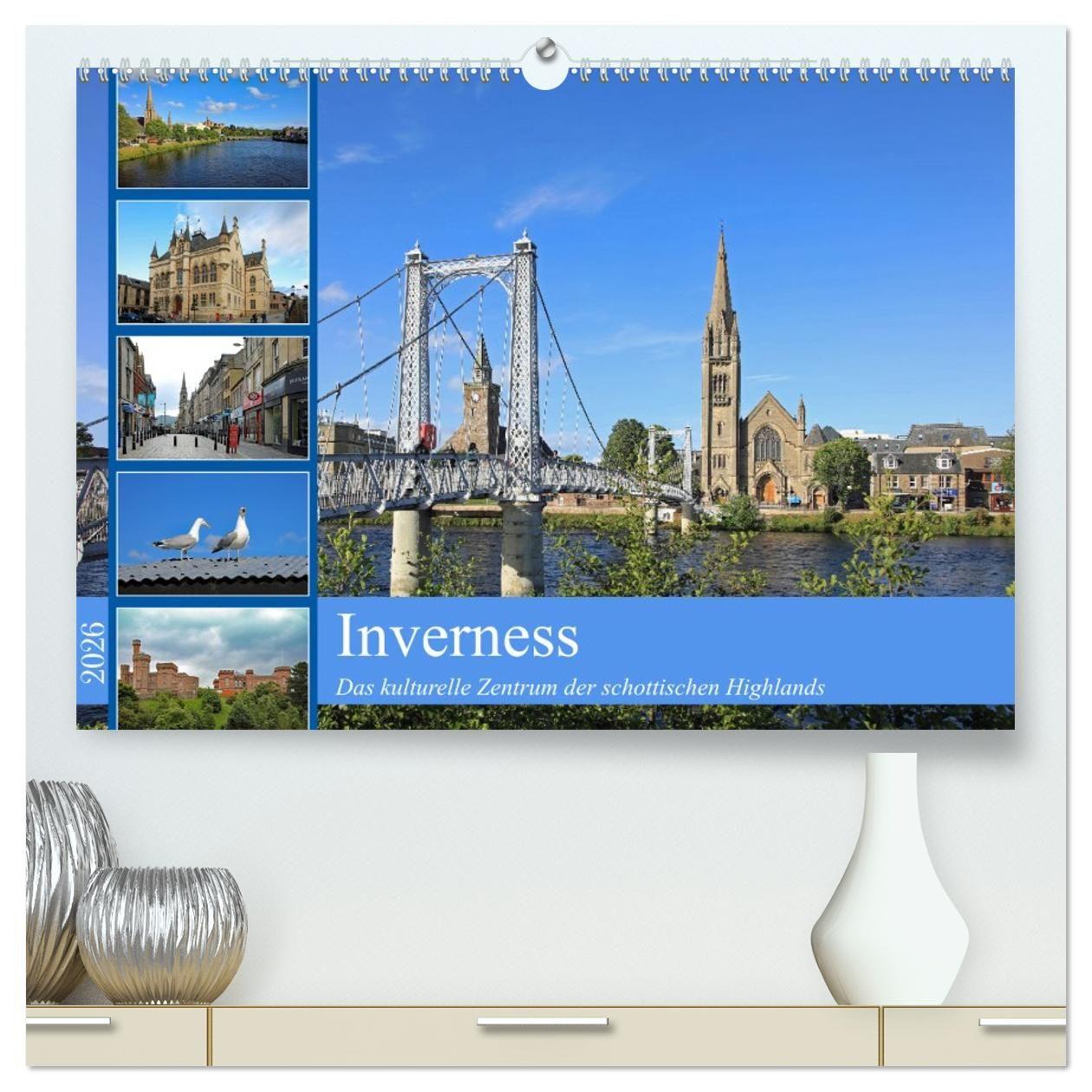 Vorderes Coverbild Inverness (hochwertiger Premium Wandkalender 2026 DIN A2 quer), Kunstdruck in Hochglanz