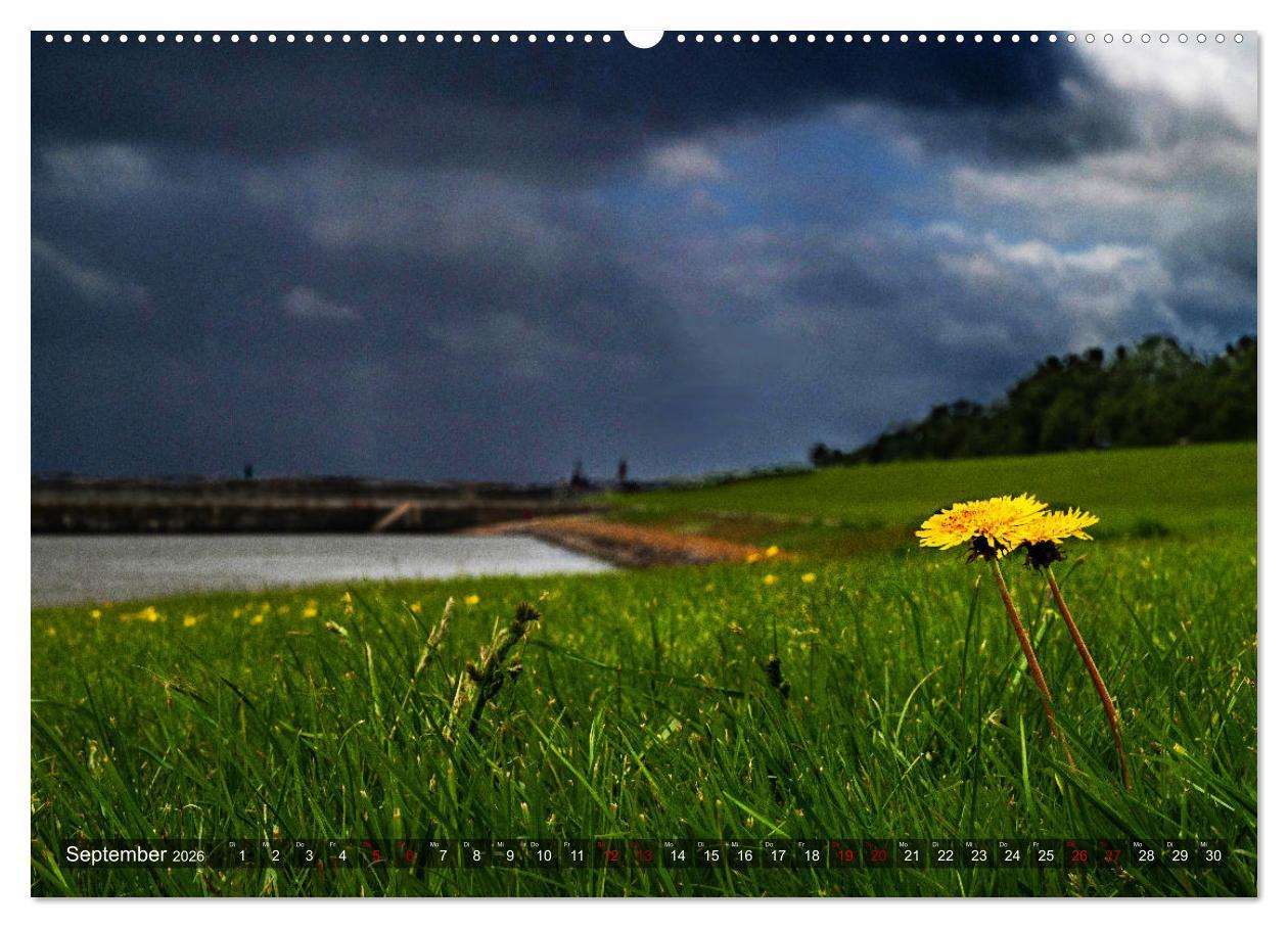 Beispielinhalt (Bild) Bis zum Horizont. Der Himmel über Norddeutschland. (hochwertiger Premium Wandkalender 2026 DIN A2 quer), Kunstdruck in Hochglanz