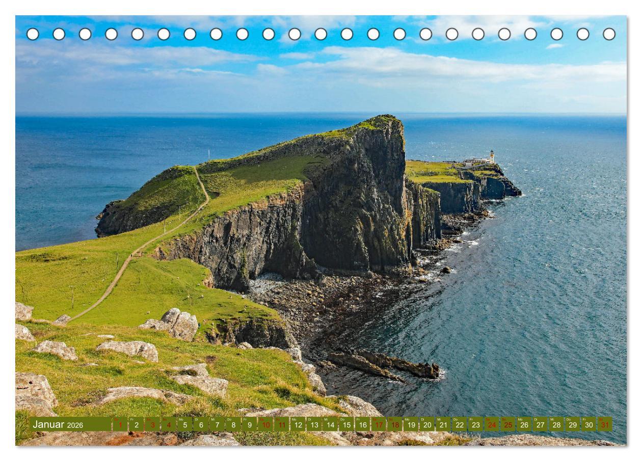 Beispielinhalt (Bild) Trauminsel Skye (Tischkalender 2026 DIN A5 quer), CALVENDO Monatskalender