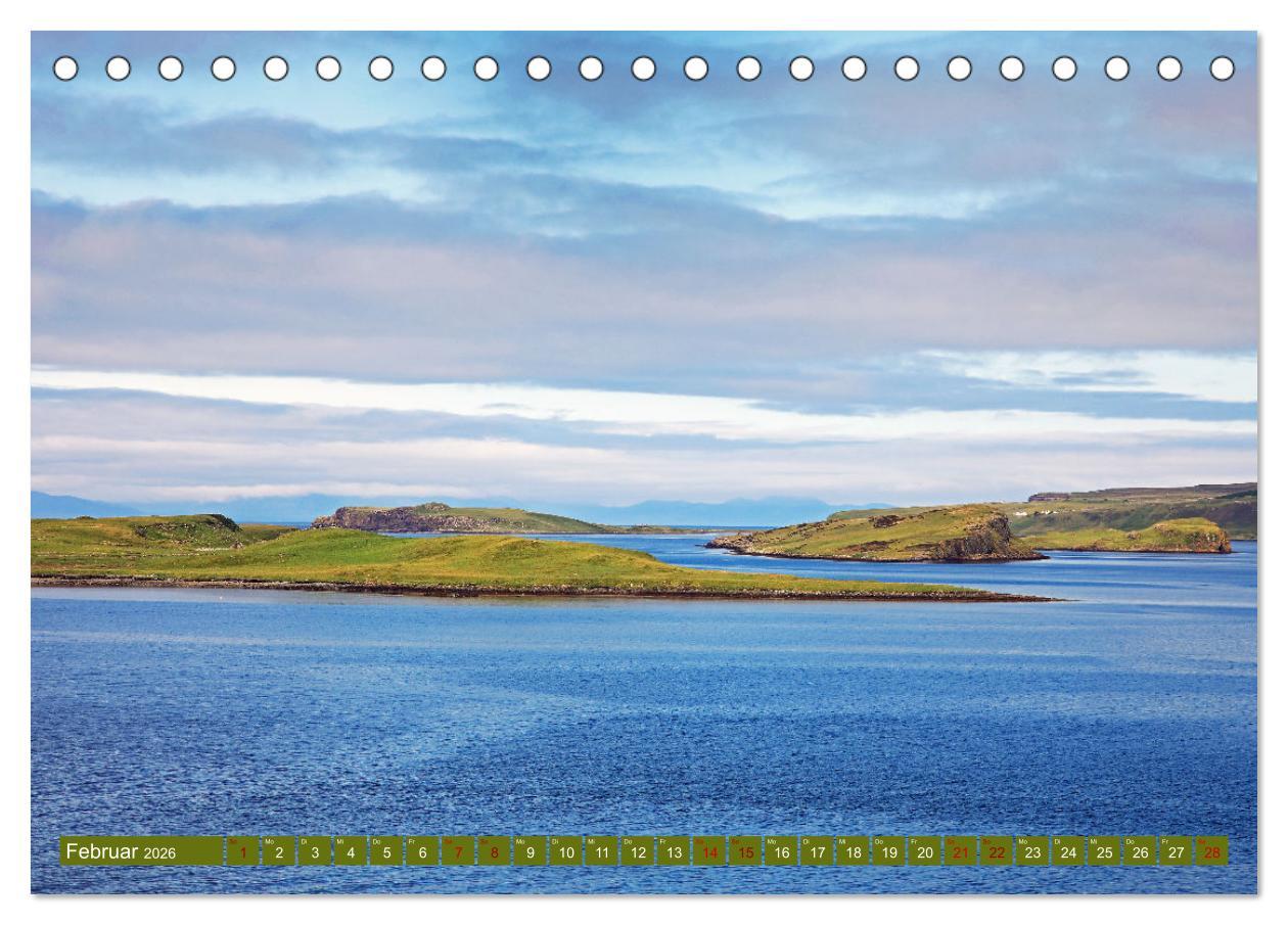 Beispielinhalt (Bild) Trauminsel Skye (Tischkalender 2026 DIN A5 quer), CALVENDO Monatskalender