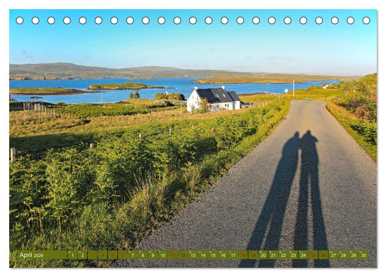 Beispielinhalt (Bild) Trauminsel Skye (Tischkalender 2026 DIN A5 quer), CALVENDO Monatskalender