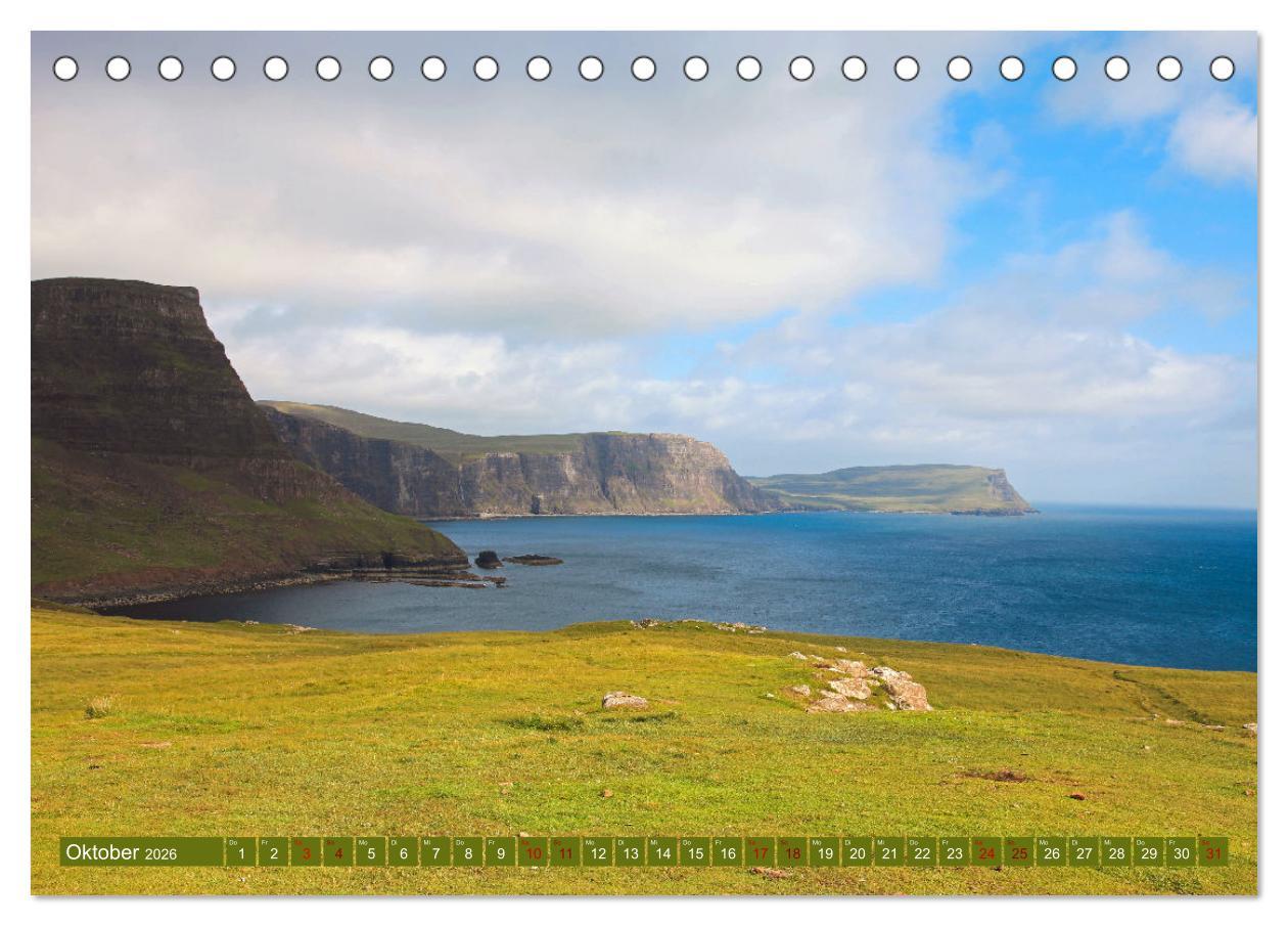 Beispielinhalt (Bild) Trauminsel Skye (Tischkalender 2026 DIN A5 quer), CALVENDO Monatskalender