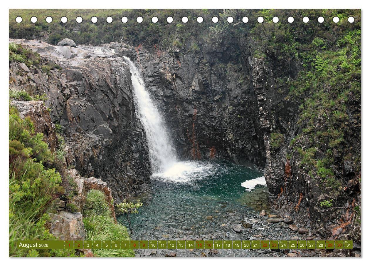 Beispielinhalt (Bild) Trauminsel Skye (Tischkalender 2026 DIN A5 quer), CALVENDO Monatskalender
