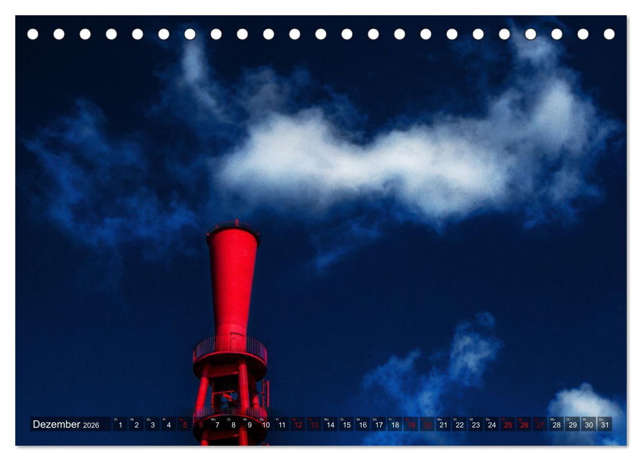 Beispielinhalt (Bild) Bis zum Horizont. Der Himmel über Norddeutschland. (Tischkalender 2026 DIN A5 quer), CALVENDO Monatskalender