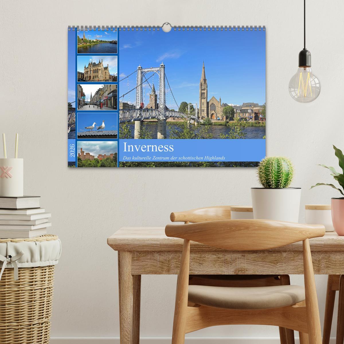 Beispielinhalt (Bild) Inverness (Wandkalender 2026 DIN A3 quer), CALVENDO Monatskalender