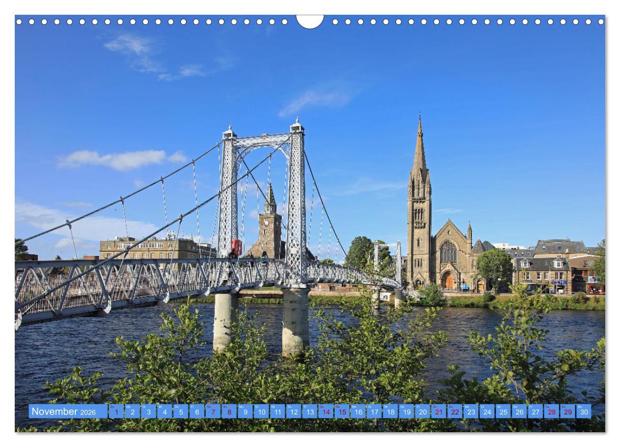 Beispielinhalt (Bild) Inverness (Wandkalender 2026 DIN A3 quer), CALVENDO Monatskalender
