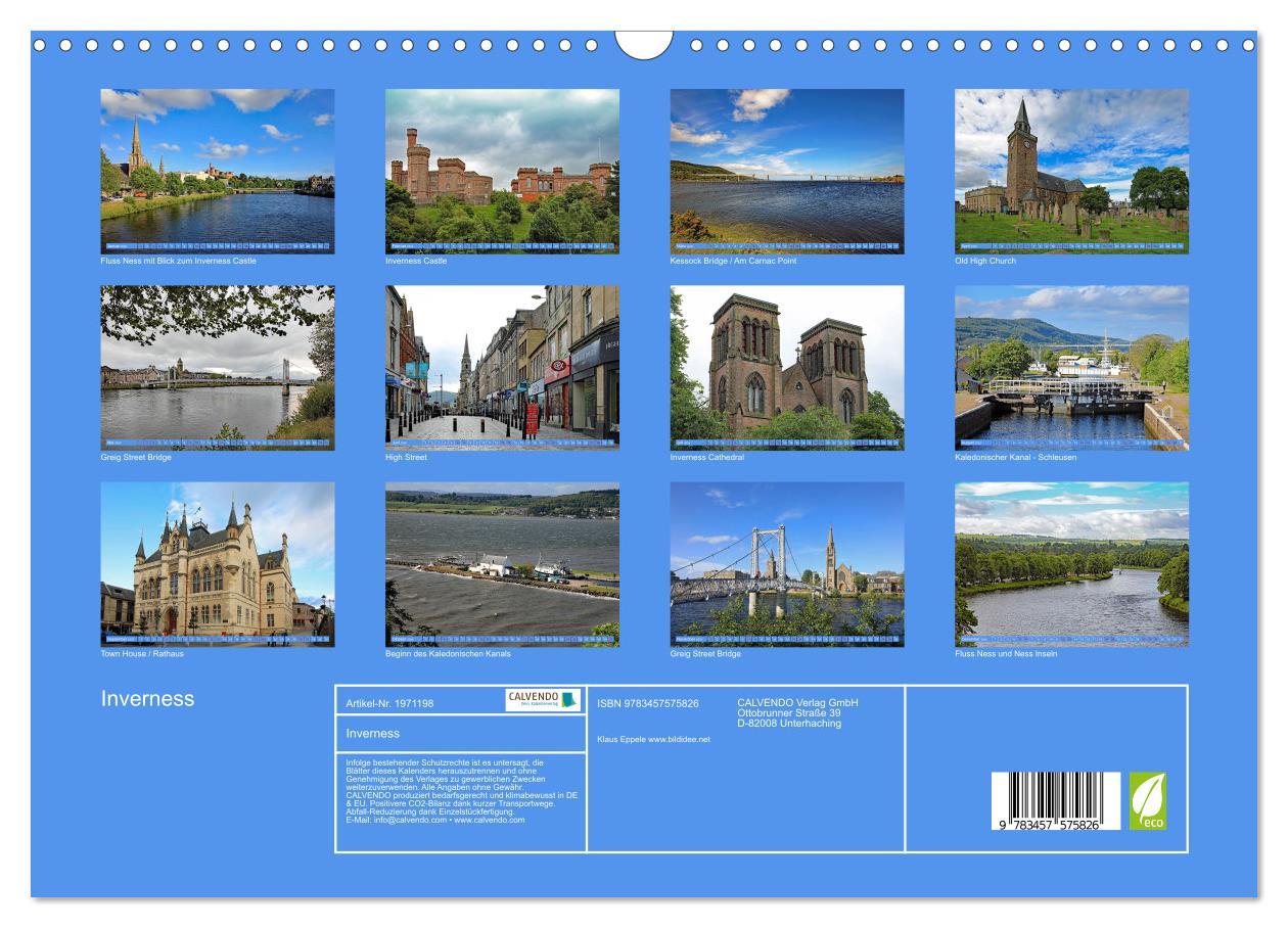 Beispielinhalt (Bild) Inverness (Wandkalender 2026 DIN A3 quer), CALVENDO Monatskalender