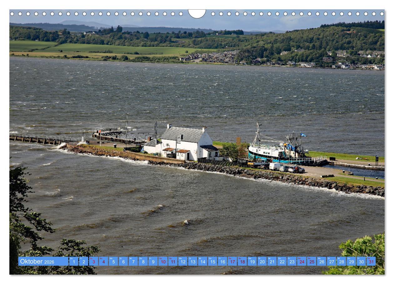 Beispielinhalt (Bild) Inverness (Wandkalender 2026 DIN A3 quer), CALVENDO Monatskalender