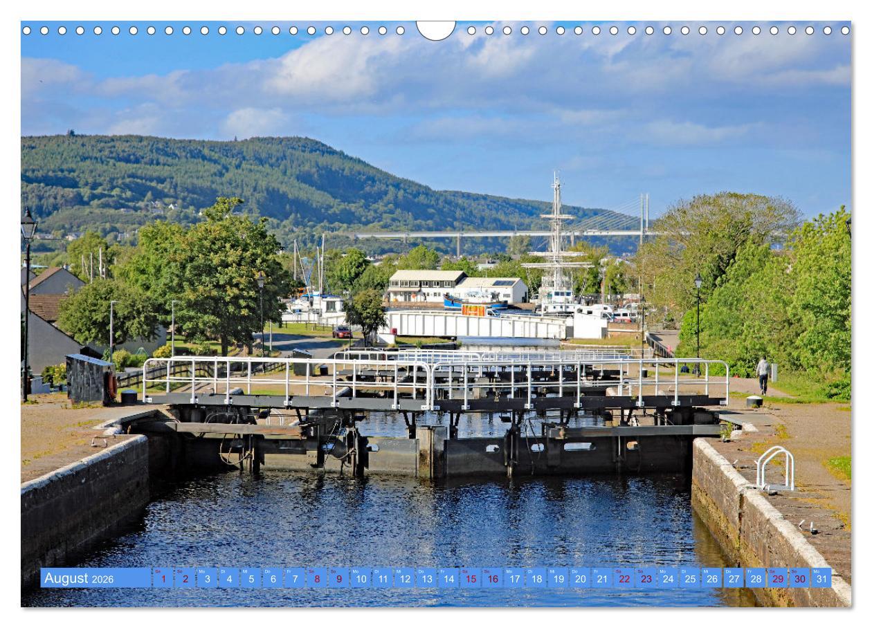 Beispielinhalt (Bild) Inverness (Wandkalender 2026 DIN A3 quer), CALVENDO Monatskalender