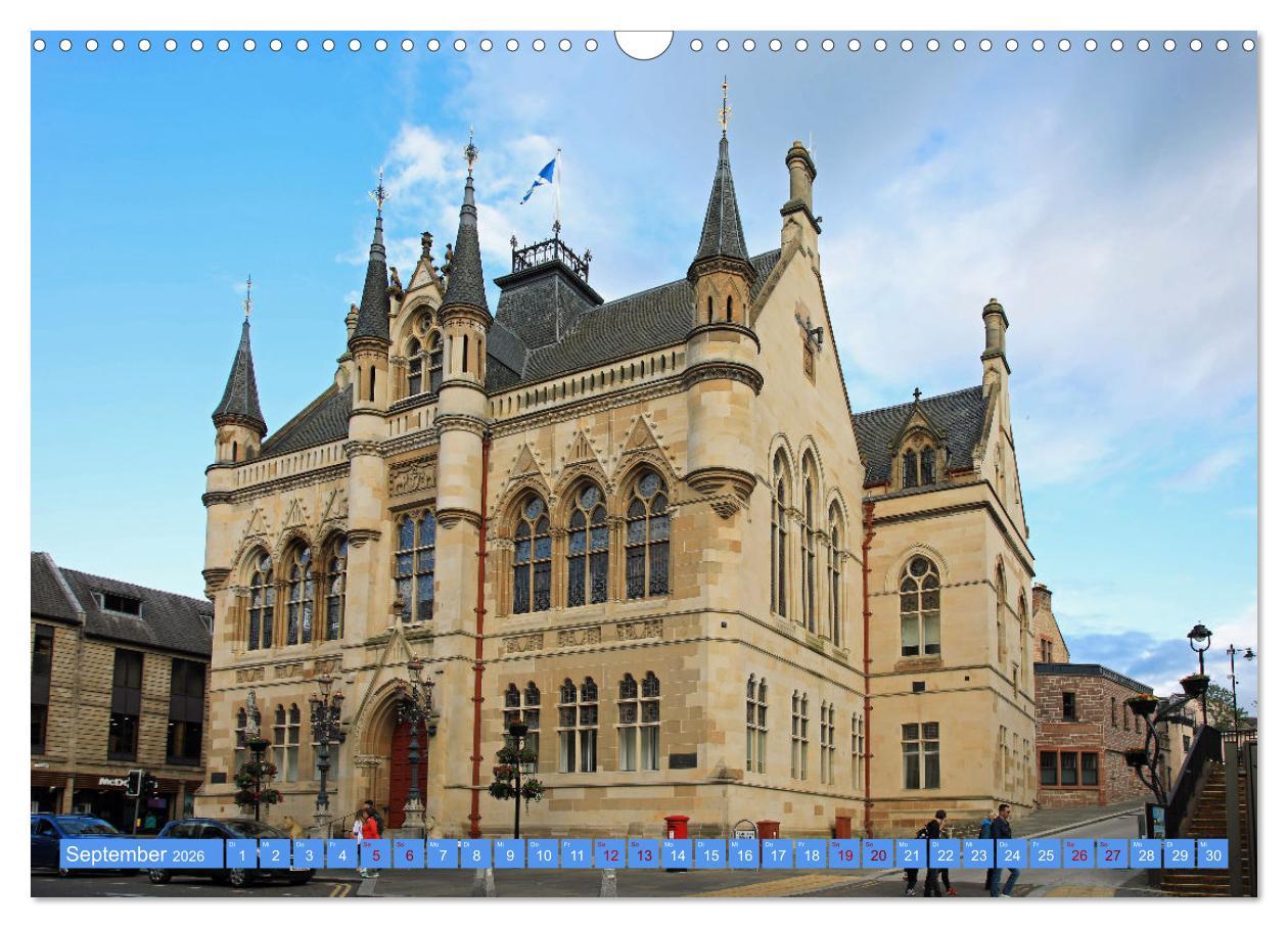 Beispielinhalt (Bild) Inverness (Wandkalender 2026 DIN A3 quer), CALVENDO Monatskalender