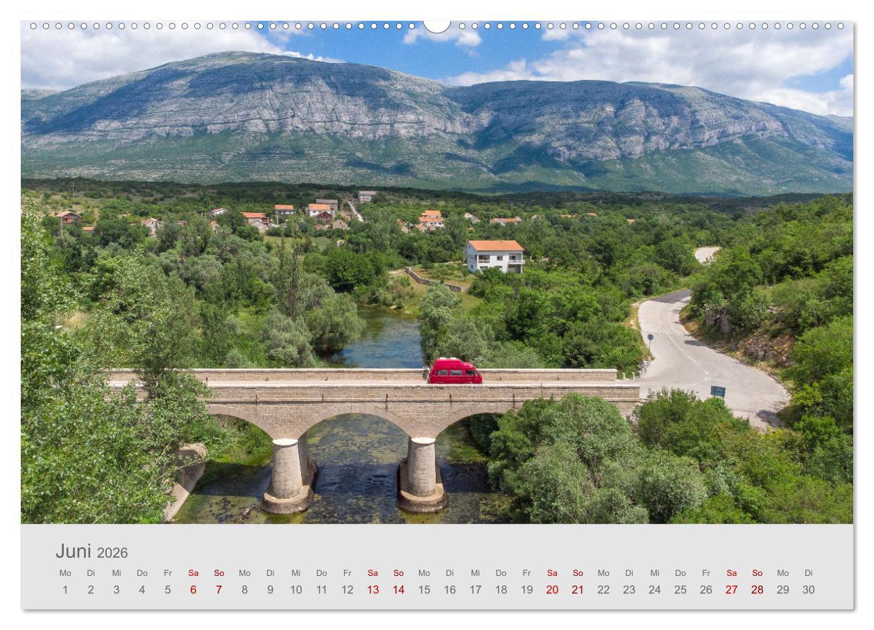 Beispielinhalt (Bild) Abenteuer Camping in Kroatien (hochwertiger Premium Wandkalender 2026 DIN A2 quer), Kunstdruck in Hochglanz
