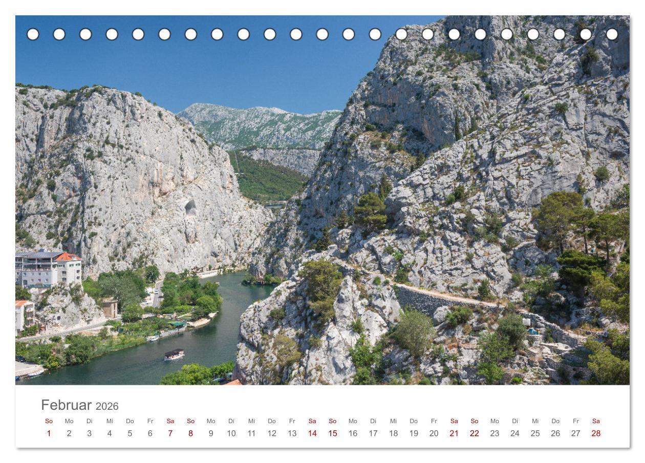 Beispielinhalt (Bild) KROATIEN - Perle der Adria (Tischkalender 2026 DIN A5 quer), CALVENDO Monatskalender