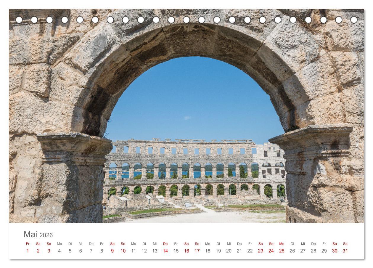 Beispielinhalt (Bild) KROATIEN - Perle der Adria (Tischkalender 2026 DIN A5 quer), CALVENDO Monatskalender