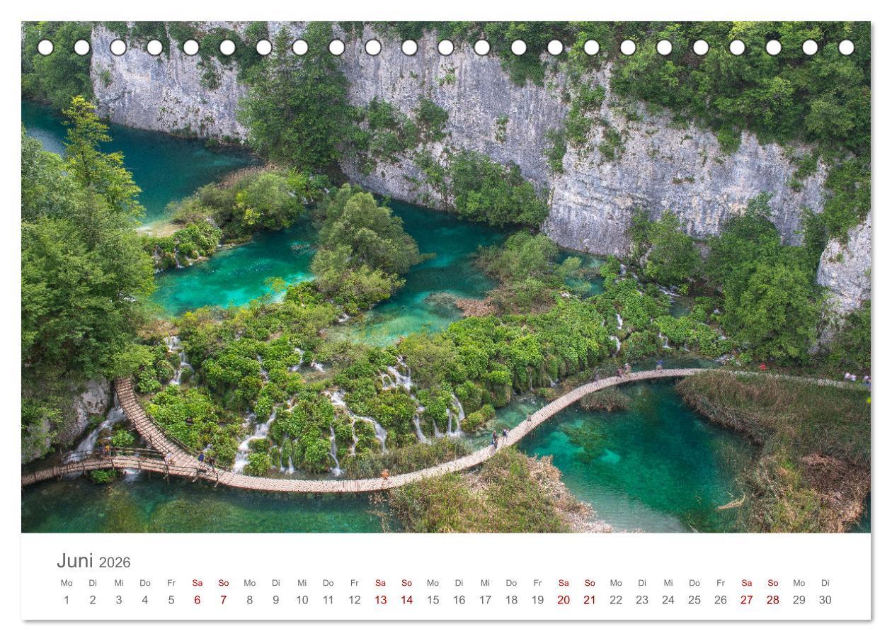 Beispielinhalt (Bild) KROATIEN - Perle der Adria (Tischkalender 2026 DIN A5 quer), CALVENDO Monatskalender