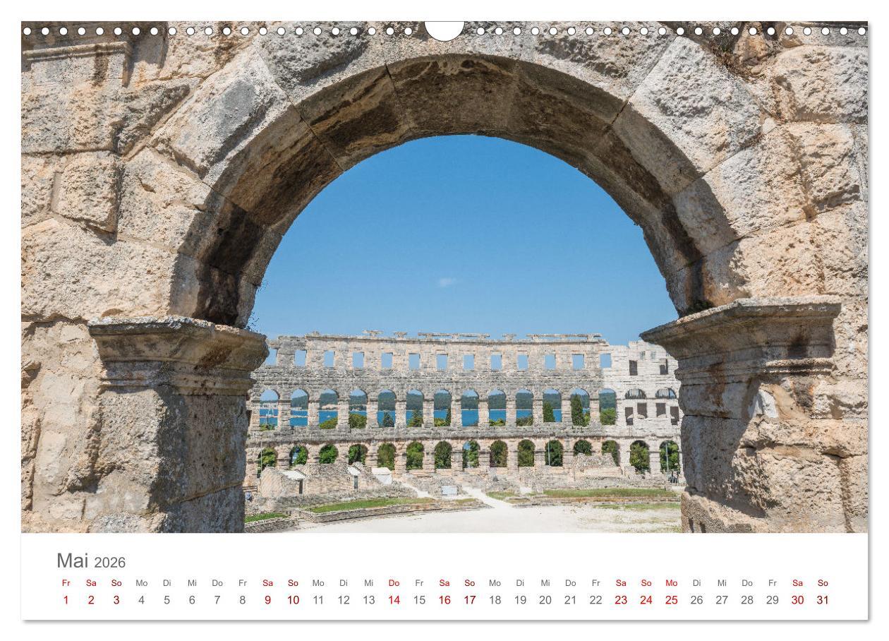 Beispielinhalt (Bild) KROATIEN - Perle der Adria (Wandkalender 2026 DIN A3 quer), CALVENDO Monatskalender