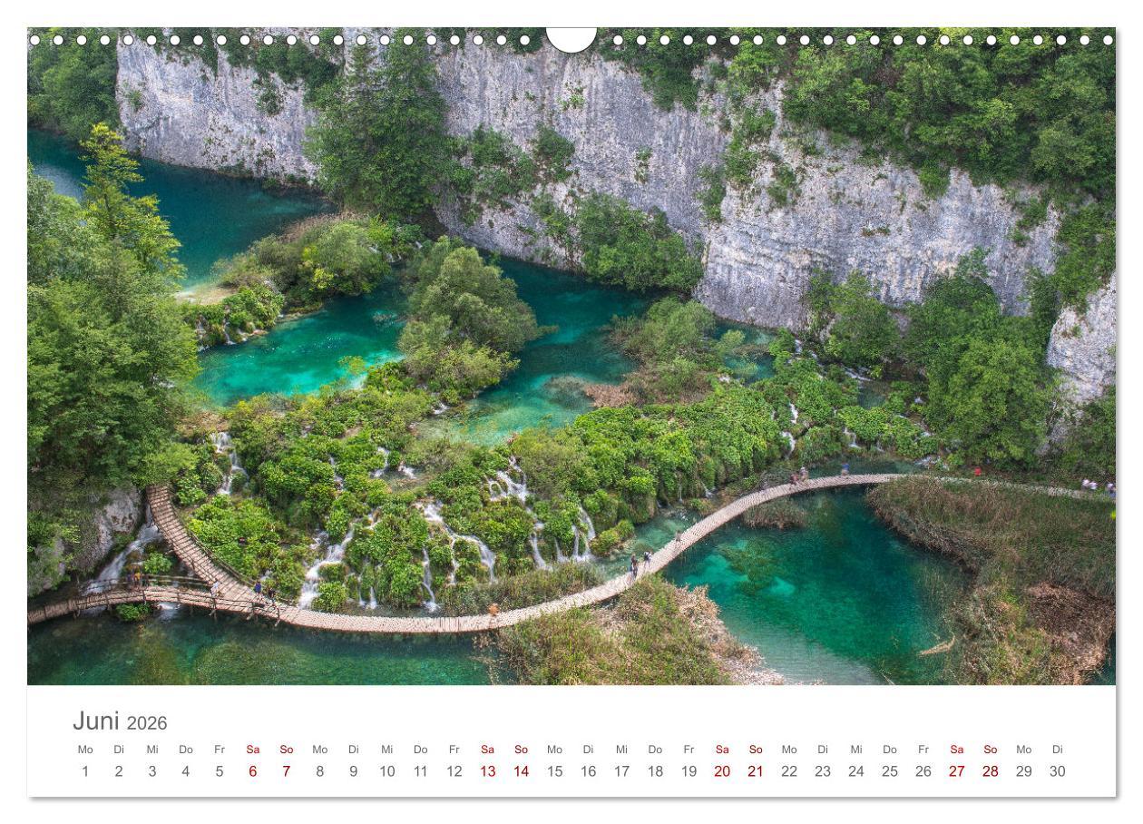 Beispielinhalt (Bild) KROATIEN - Perle der Adria (Wandkalender 2026 DIN A3 quer), CALVENDO Monatskalender