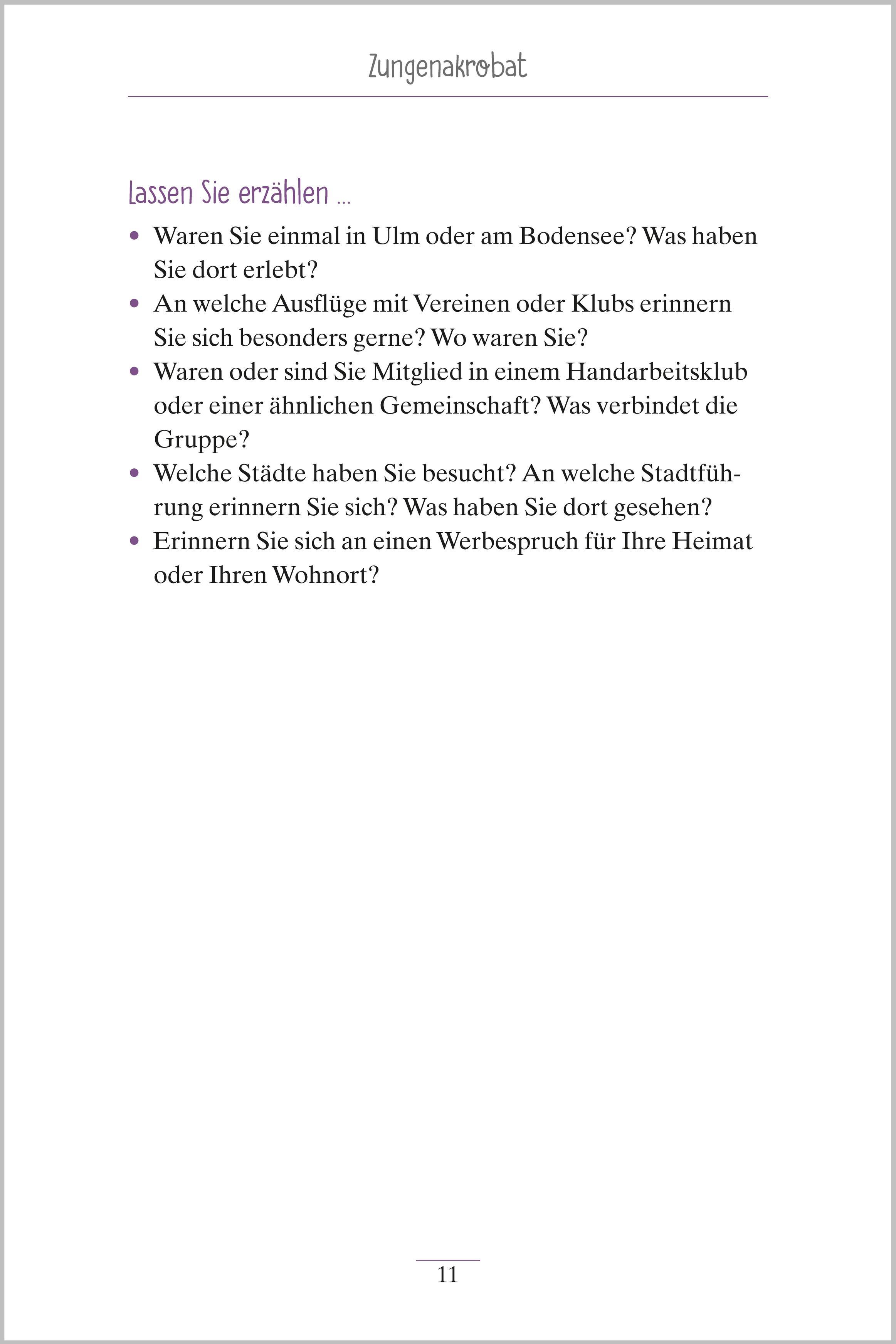 Beispielinhalt (Bild) Lachgeschichten