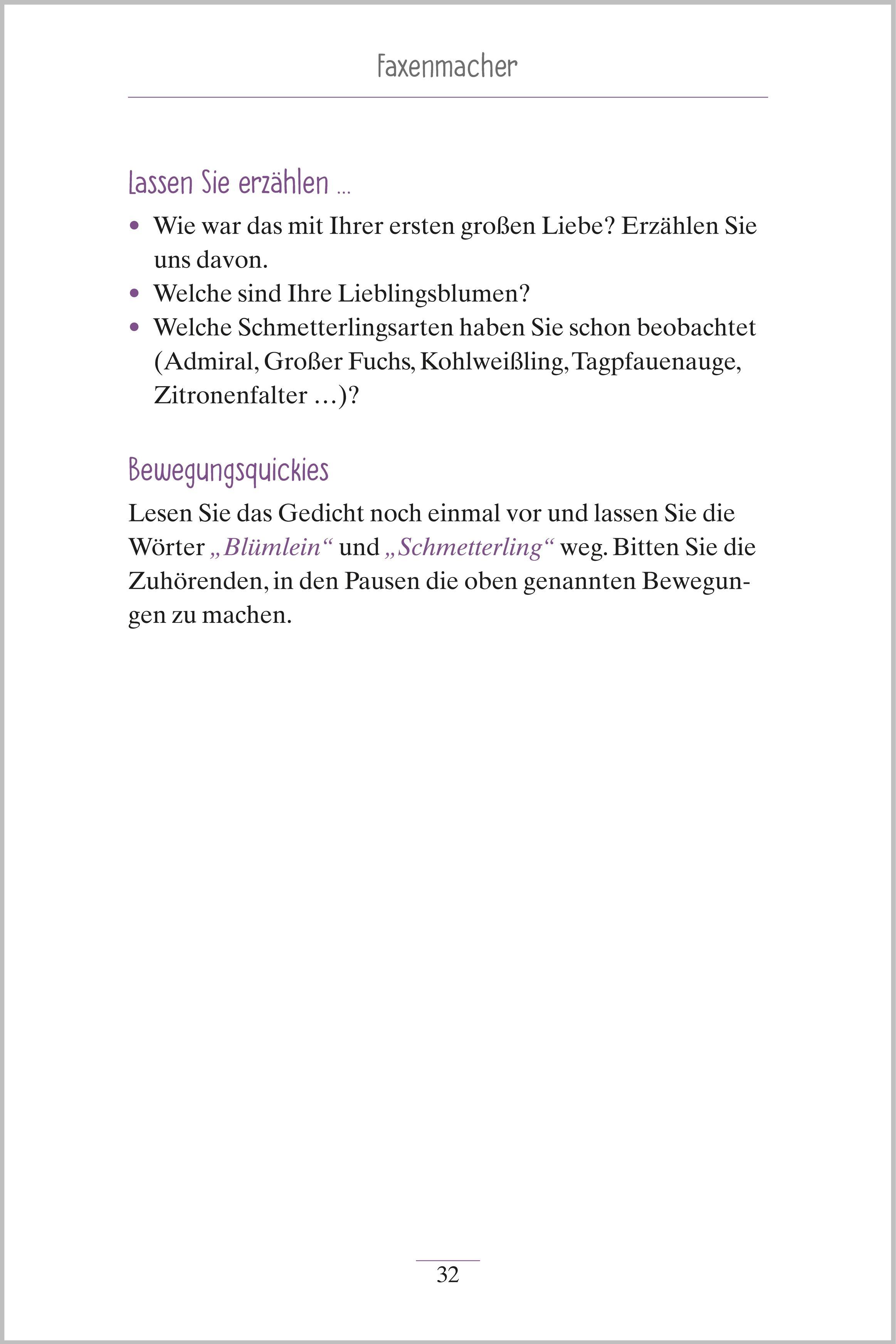 Beispielinhalt (Bild) Lachgeschichten