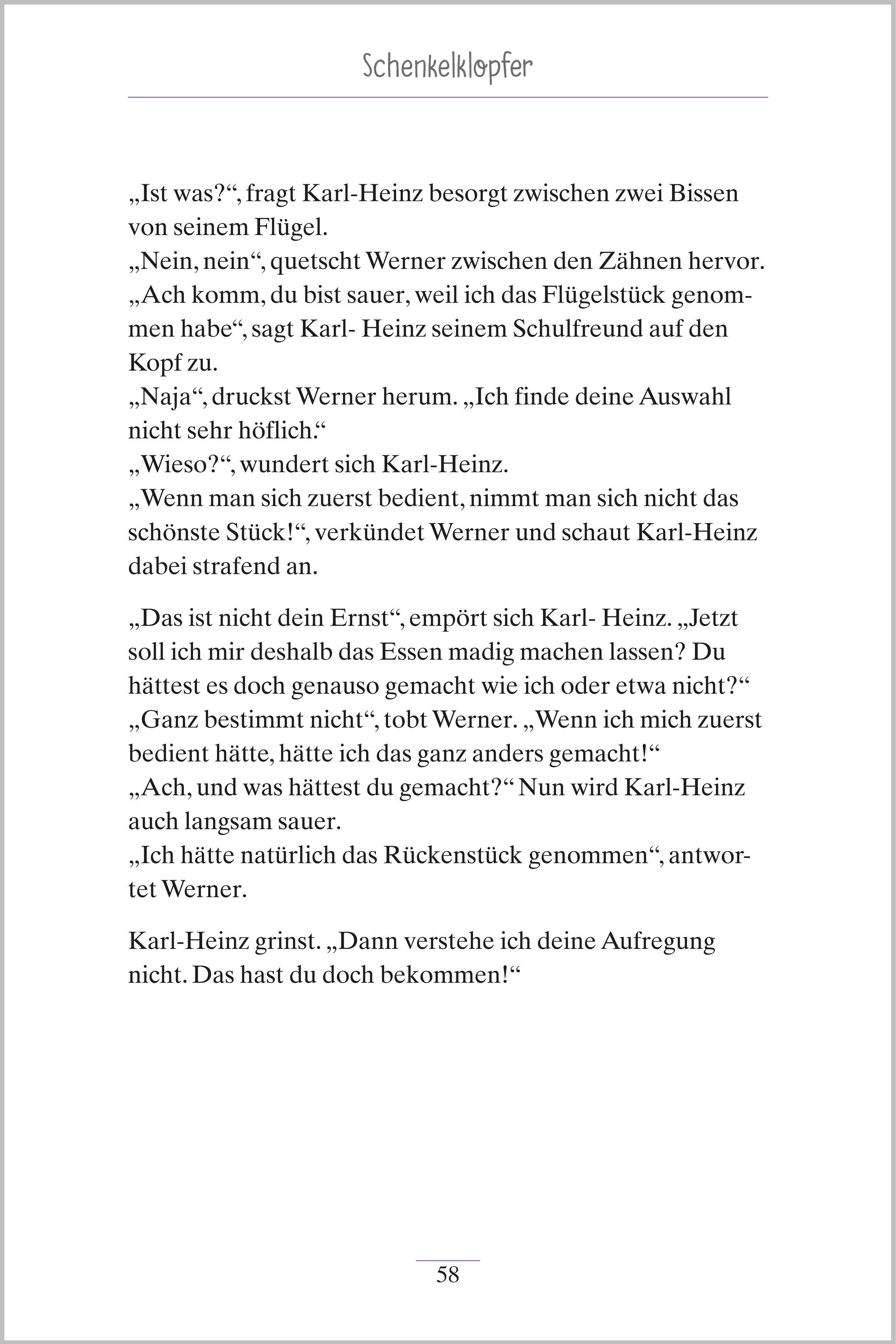 Beispielinhalt (Bild) Lachgeschichten