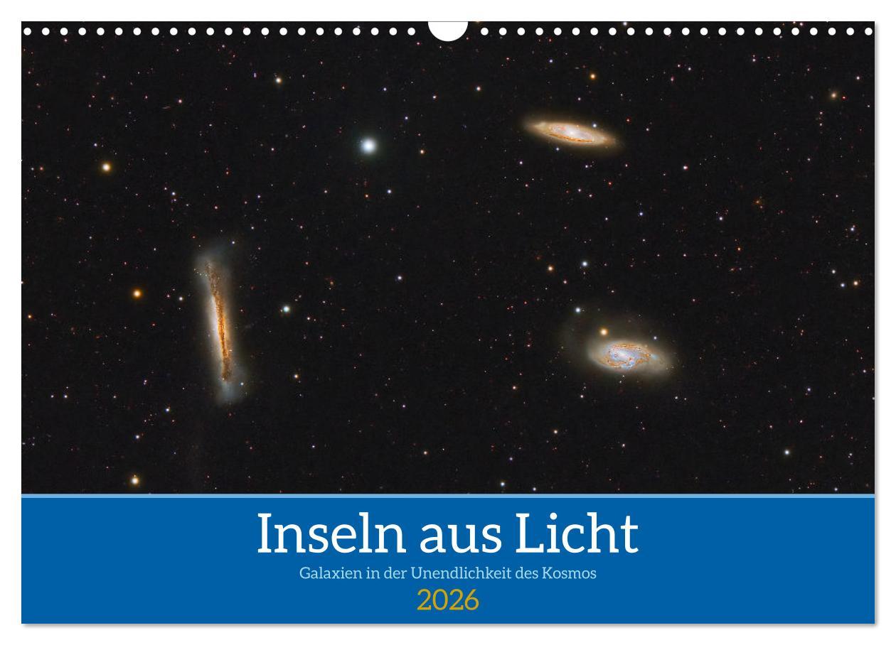 Vorderes Coverbild Inseln aus Licht (Wandkalender 2026 DIN A3 quer), CALVENDO Monatskalender