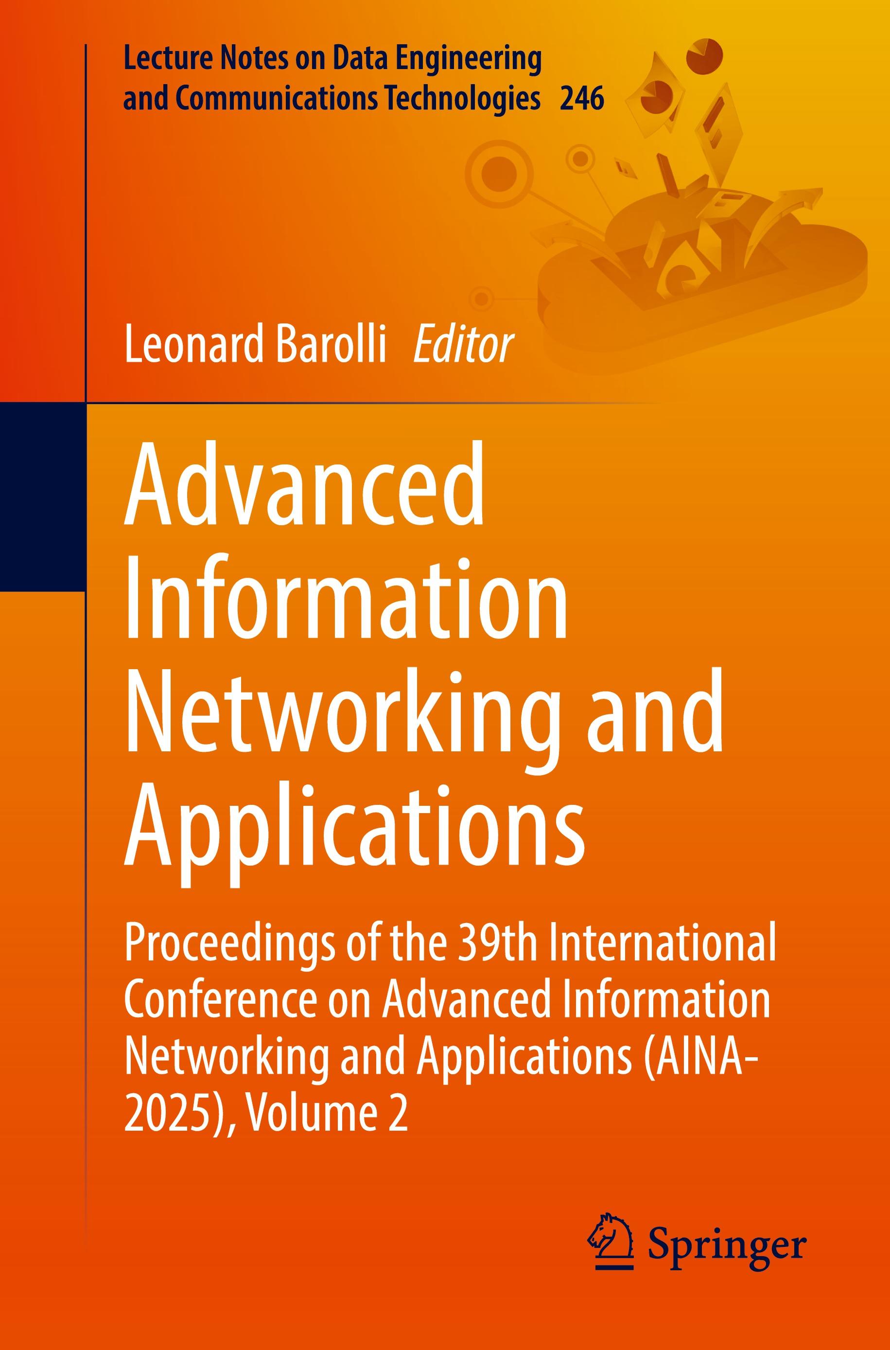 Vorderes Coverbild Advanced Information Networking and Applications