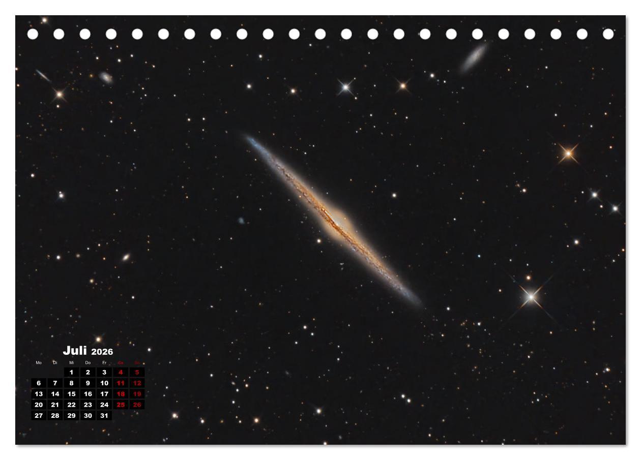 Beispielinhalt (Bild) Inseln aus Licht (Tischkalender 2026 DIN A5 quer), CALVENDO Monatskalender
