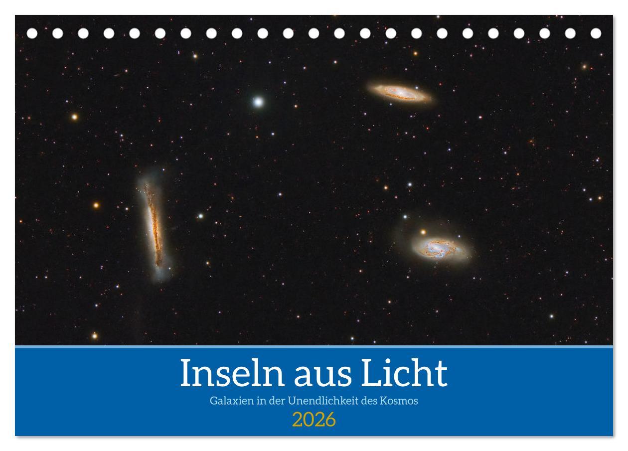 Vorderes Coverbild Inseln aus Licht (Tischkalender 2026 DIN A5 quer), CALVENDO Monatskalender