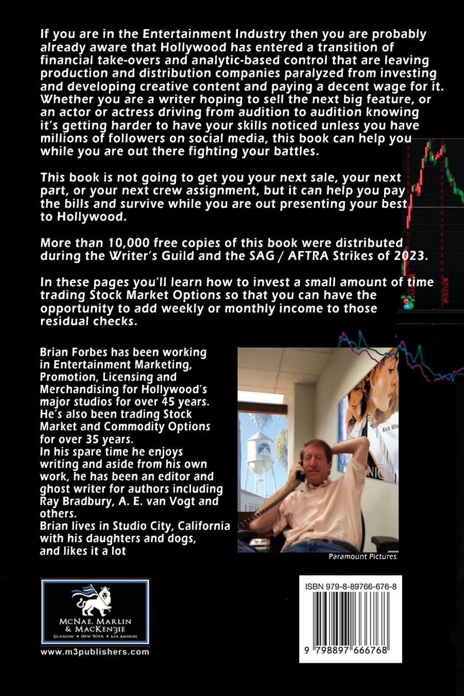 Rückseitencover Investing and Income Strategies For The Entertainment Industry Trading Stock Market Options  - The Low-Risk, High Profit  Stock Market Options Strategies That Really Work
