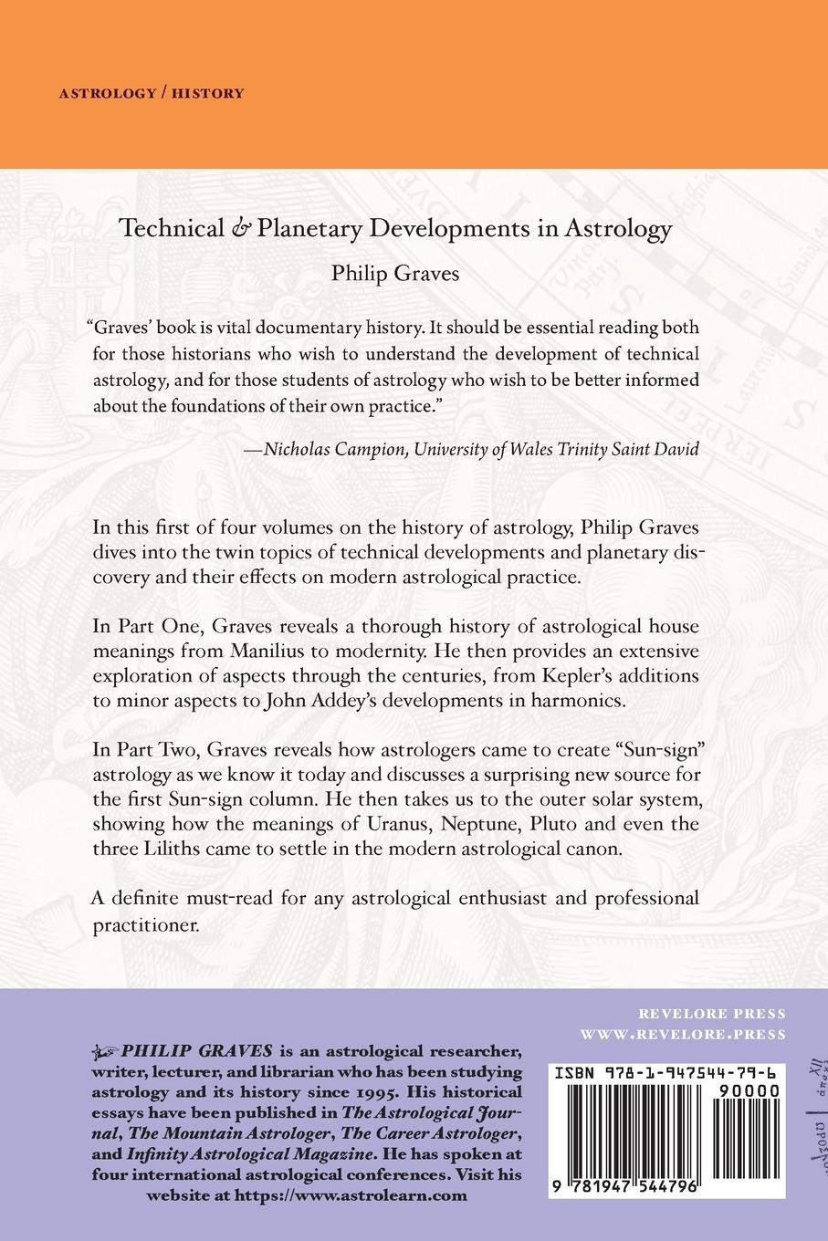 Rückseitencover Technical & Planetary Developments in Astrology