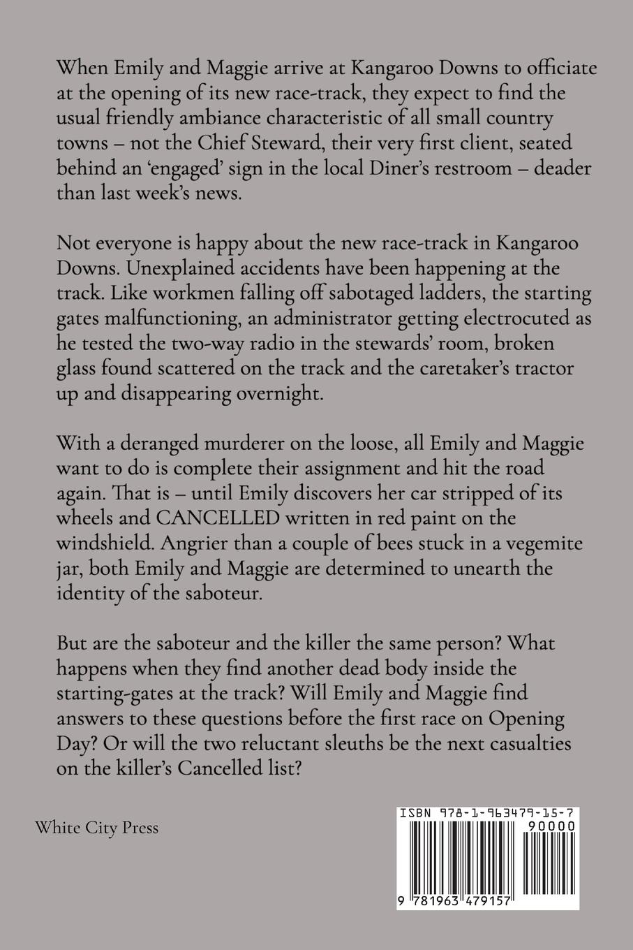 Rückseitencover Murder at Kangaroo Downs