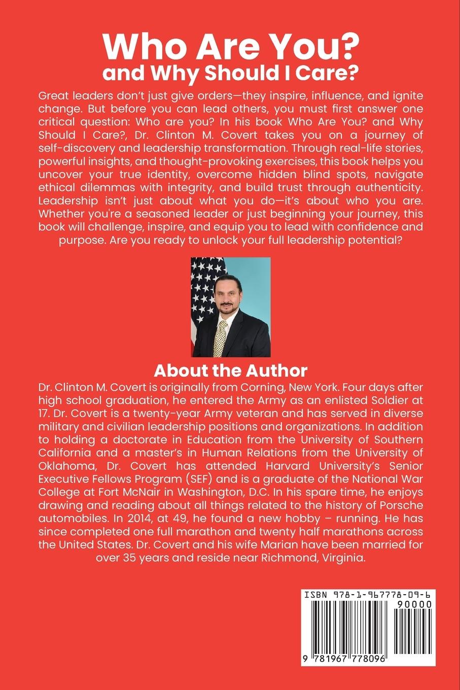 Rückseitencover Who Are You ? And Why Should I Care ?