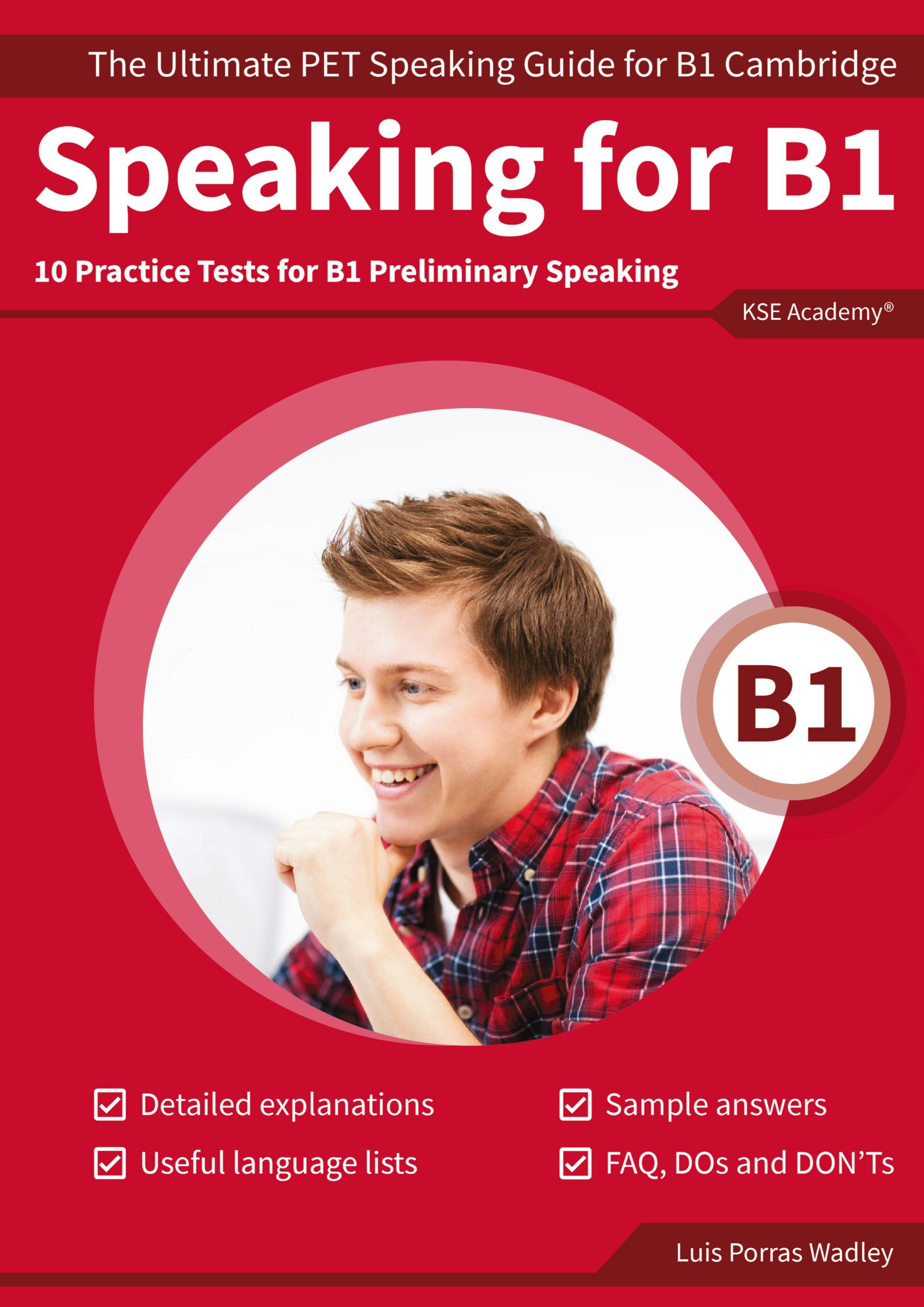 Vorderes Coverbild Speaking for B1