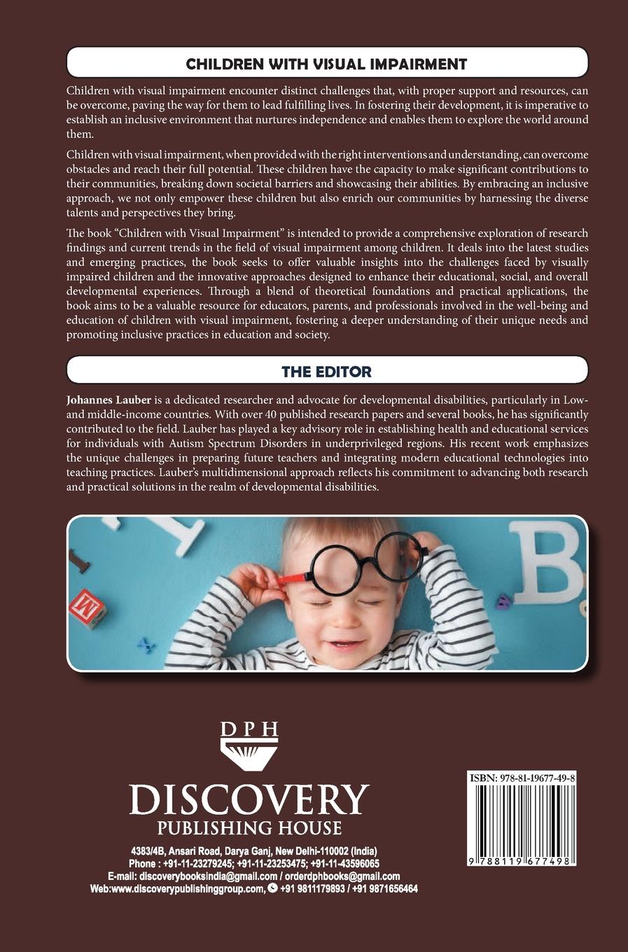 Rückseitencover Children with Visual Impairment