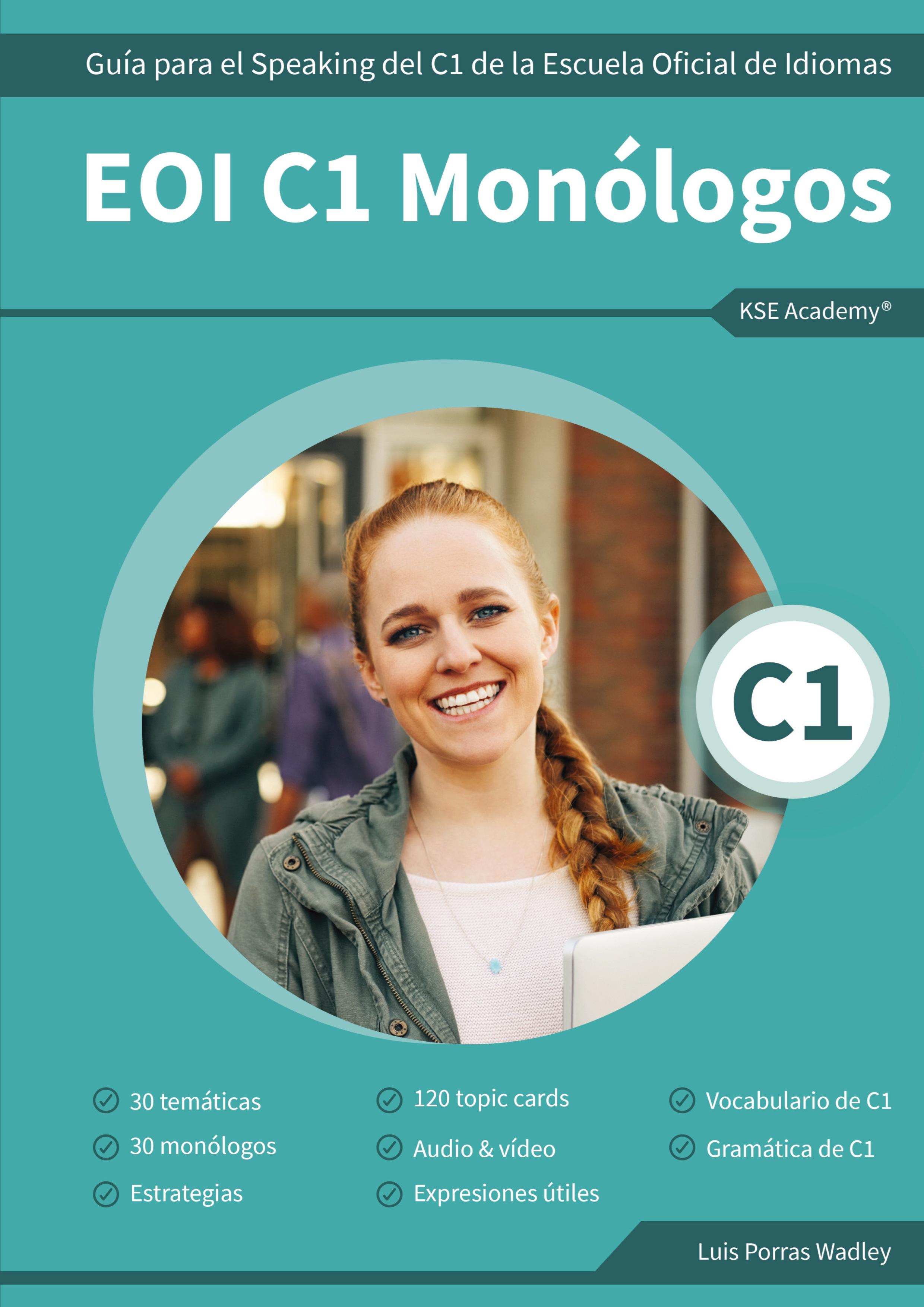 Vorderes Coverbild EOI C1 Monólogos