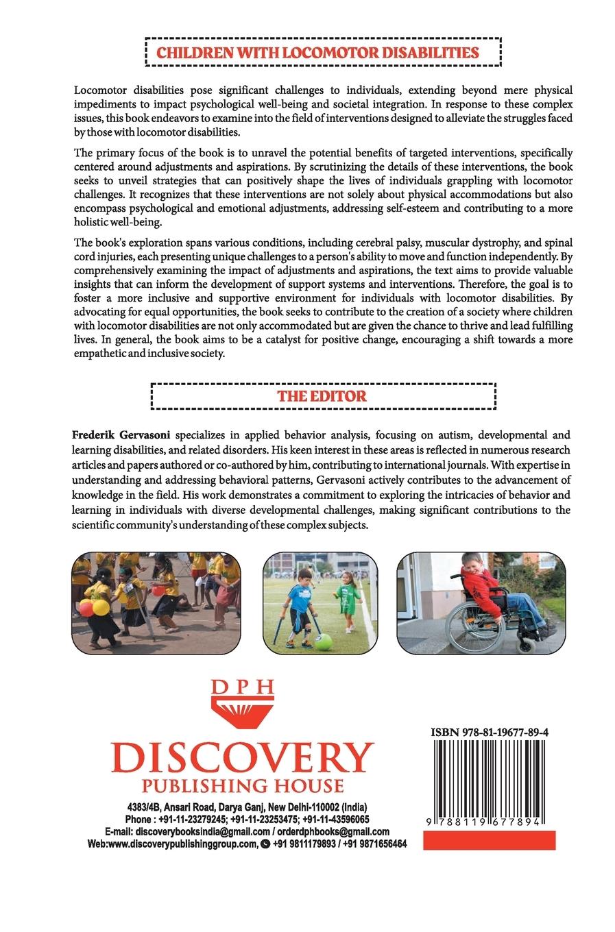 Rückseitencover Children with Locomotor Disabilities