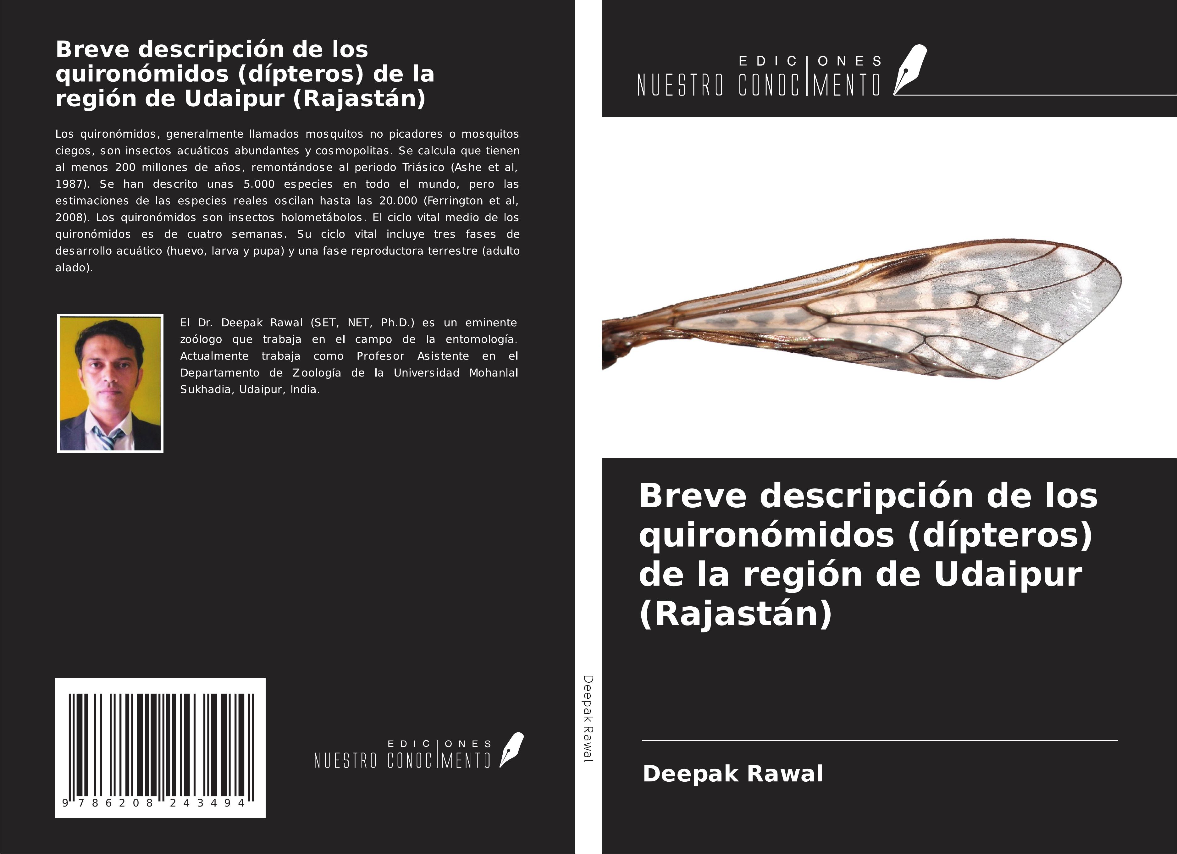 Vorderes Coverbild Breve descripción de los quironómidos (dípteros) de la región de Udaipur (Rajastán)