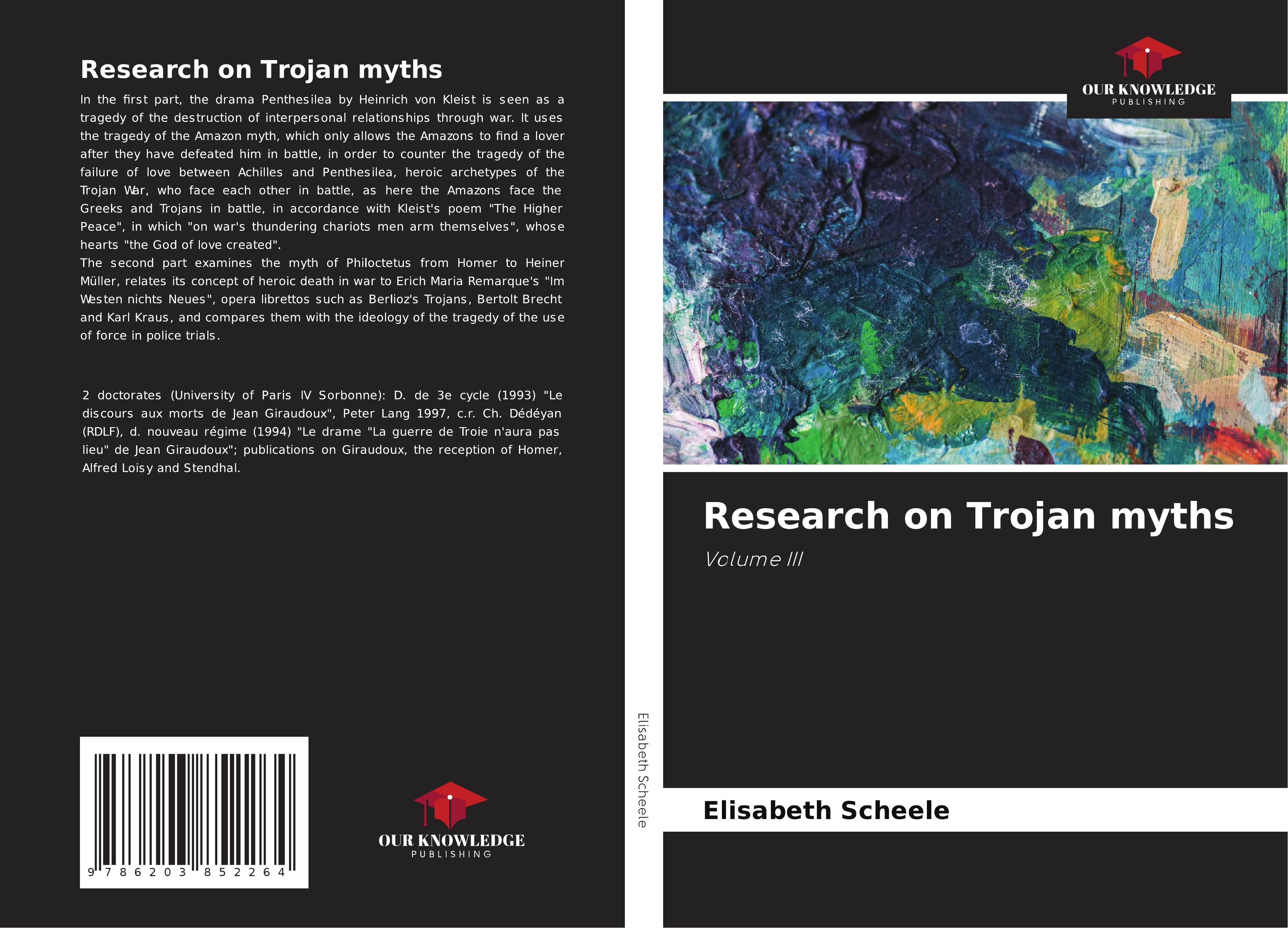 Vorderes Coverbild Research on Trojan myths