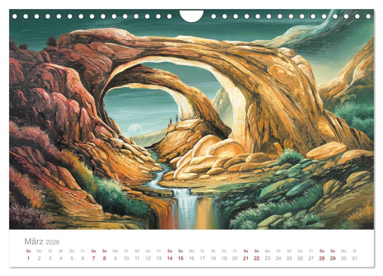 Beispielinhalt (Bild) Paradise, Ausblicke und Träumereien (Wandkalender 2026 DIN A4 quer), CALVENDO Monatskalender