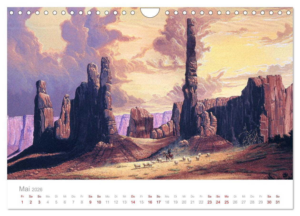 Beispielinhalt (Bild) Paradise, Ausblicke und Träumereien (Wandkalender 2026 DIN A4 quer), CALVENDO Monatskalender
