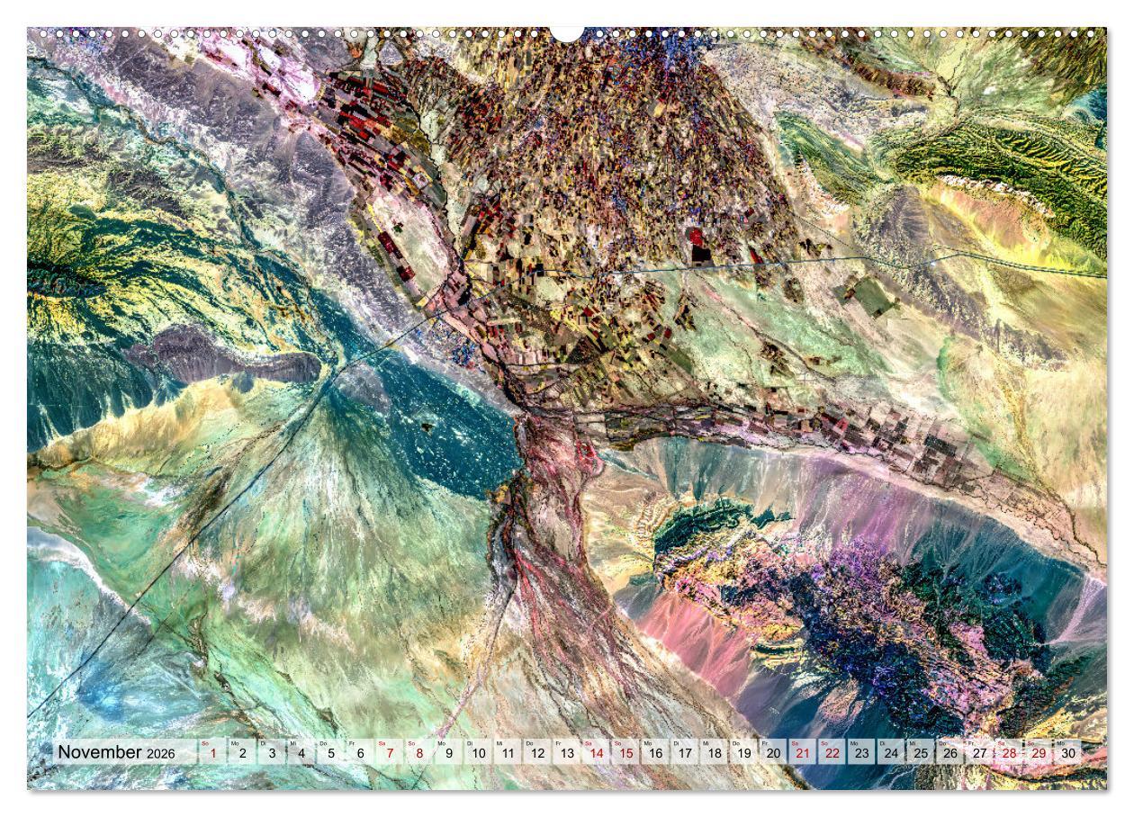 Beispielinhalt (Bild) Sensationelle Bilder Unserer Erde (hochwertiger Premium Wandkalender 2026 DIN A2 quer), Kunstdruck in Hochglanz