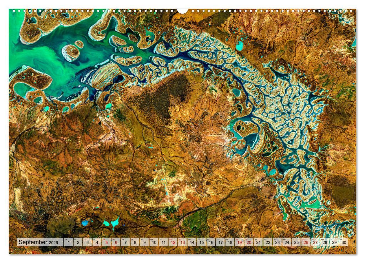 Beispielinhalt (Bild) Sensationelle Bilder Unserer Erde (hochwertiger Premium Wandkalender 2026 DIN A2 quer), Kunstdruck in Hochglanz