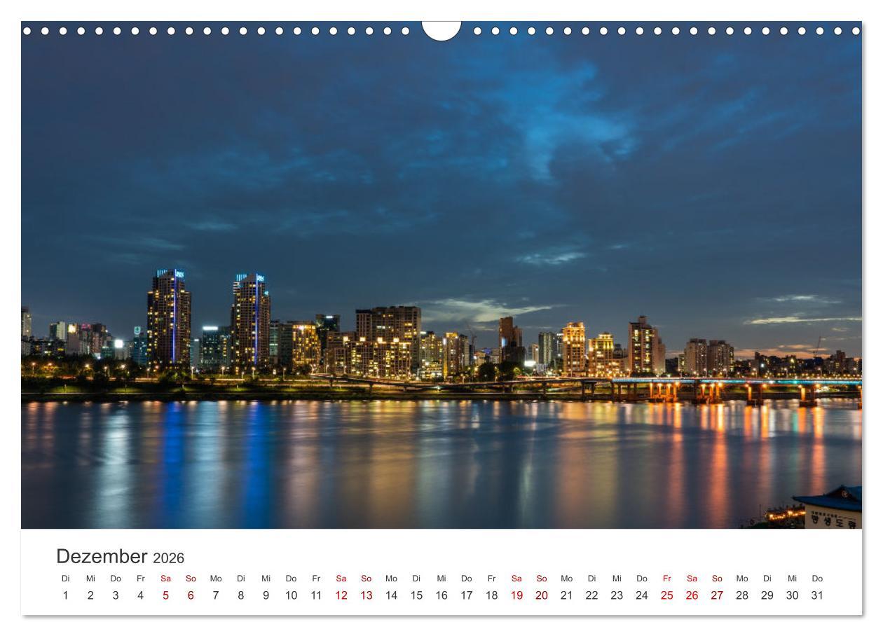 Beispielinhalt (Bild) Südkorea - Eine Reise in ein unbekanntes Land. (Wandkalender 2026 DIN A3 quer), CALVENDO Monatskalender