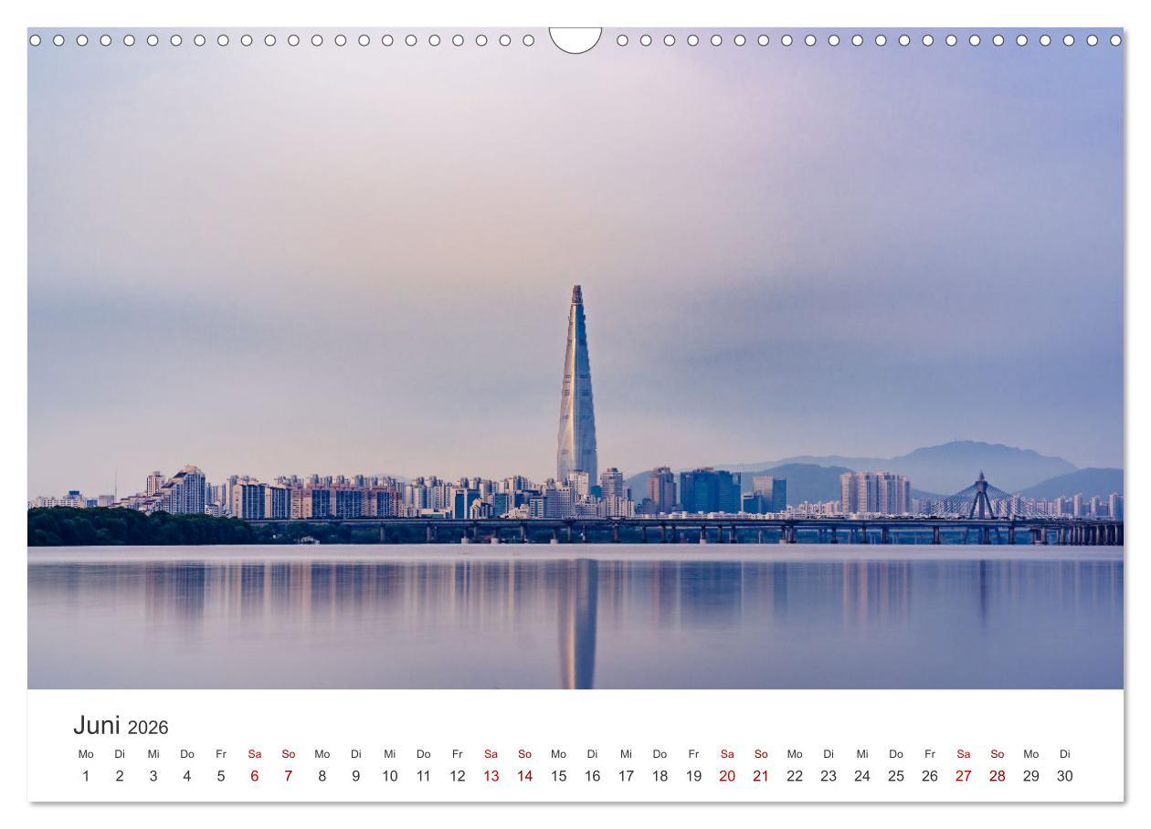 Beispielinhalt (Bild) Südkorea - Eine Reise in ein unbekanntes Land. (Wandkalender 2026 DIN A3 quer), CALVENDO Monatskalender