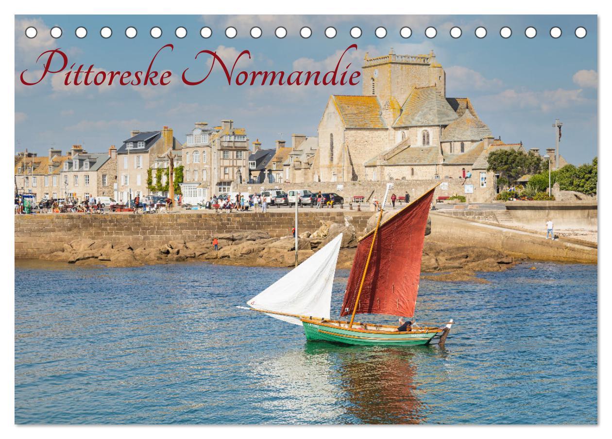 Vorderes Coverbild Pittoreske Normandie (Tischkalender 2026 DIN A5 quer), CALVENDO Monatskalender