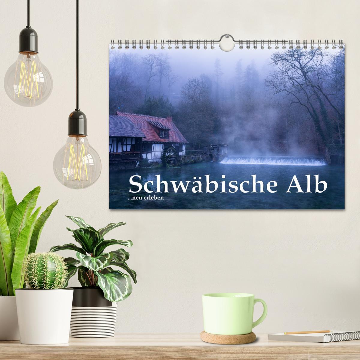 Beispielinhalt (Bild) Schwäbische Alb neu erleben (Wandkalender 2026 DIN A4 quer), CALVENDO Monatskalender