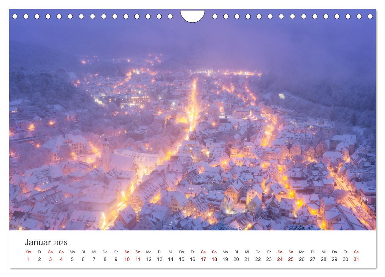 Beispielinhalt (Bild) Schwäbische Alb neu erleben (Wandkalender 2026 DIN A4 quer), CALVENDO Monatskalender