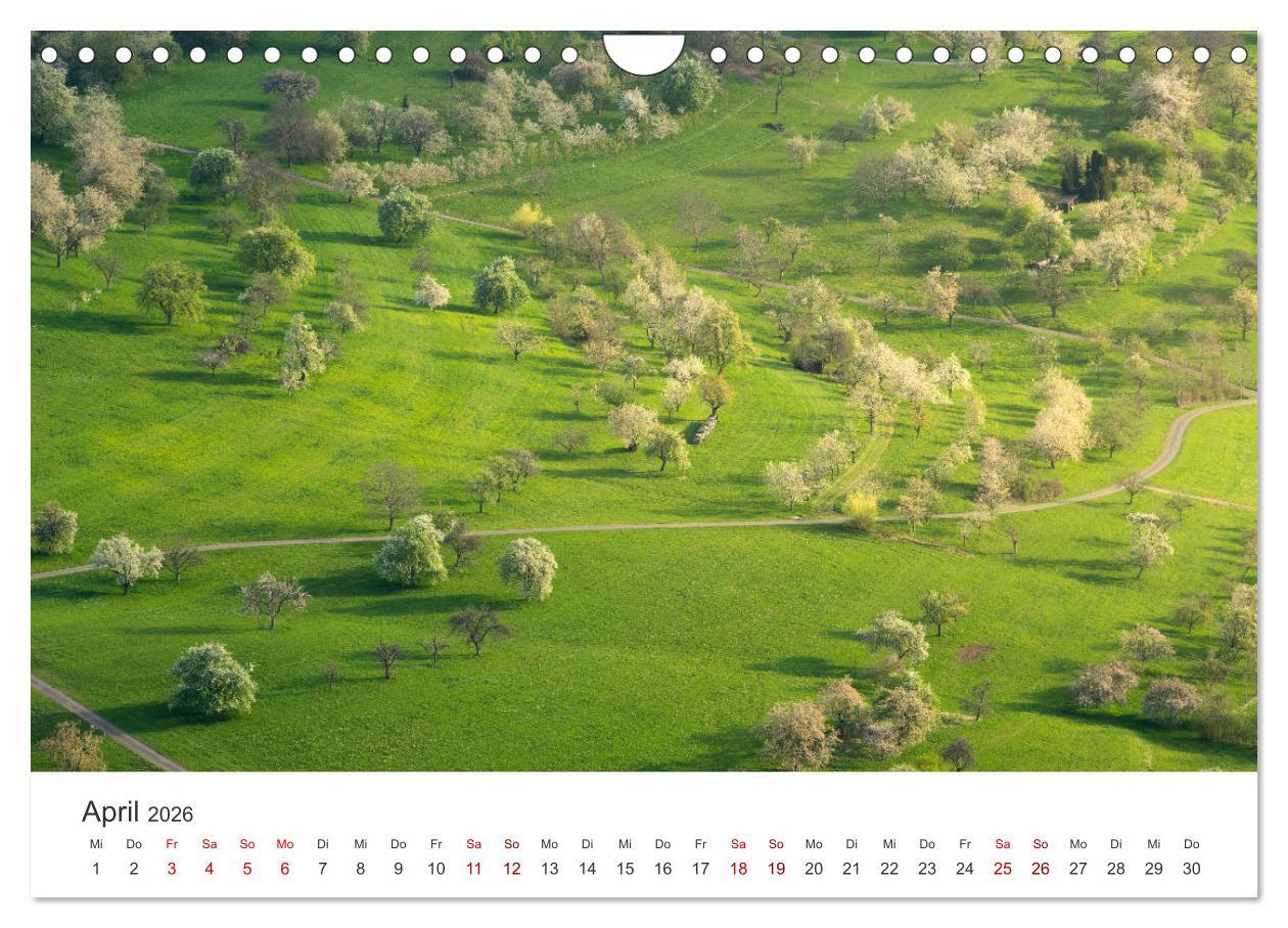 Beispielinhalt (Bild) Schwäbische Alb neu erleben (Wandkalender 2026 DIN A4 quer), CALVENDO Monatskalender