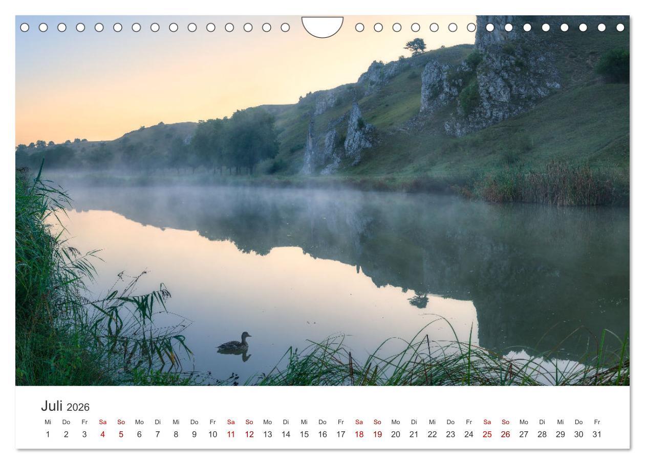Beispielinhalt (Bild) Schwäbische Alb neu erleben (Wandkalender 2026 DIN A4 quer), CALVENDO Monatskalender