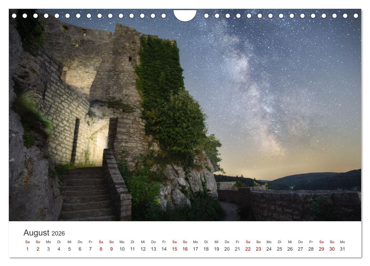 Beispielinhalt (Bild) Schwäbische Alb neu erleben (Wandkalender 2026 DIN A4 quer), CALVENDO Monatskalender